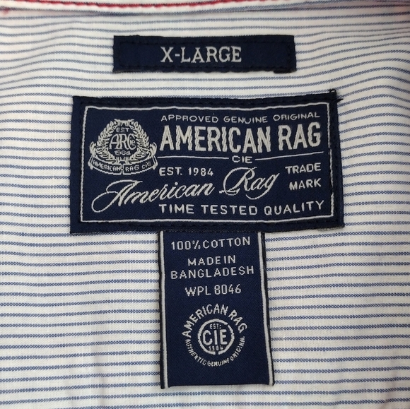 NWT American Rag Men's Plaid Casual Button Down Dress Shirt Size M - Picture 12 of 14